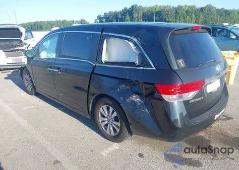 2015 Honda Odyssey Ex-L из США, поврежденный, VIN 5FNRL5H64FB020346